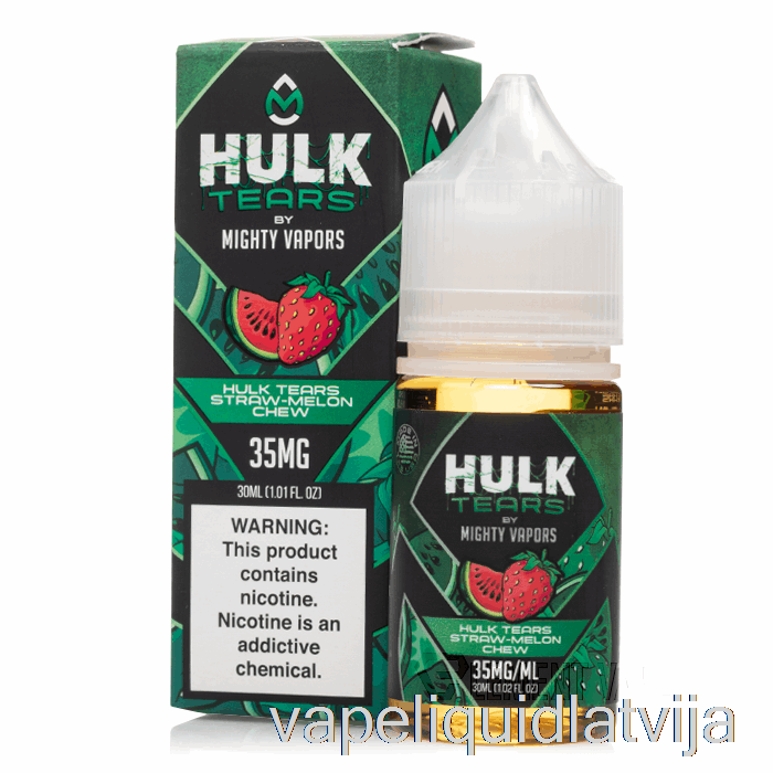 Hulk Asaras Salmu Melones Košļāt - Hulk Asaru Sāļi - 30ml 35mg Vape šķidrums